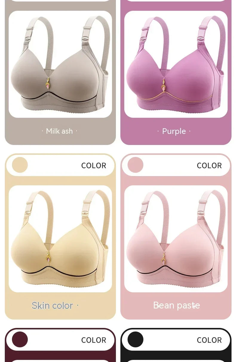 Sutiã Feminino Plus Size Sem Aro – Confortável, Respirável e com Sustentação Natural