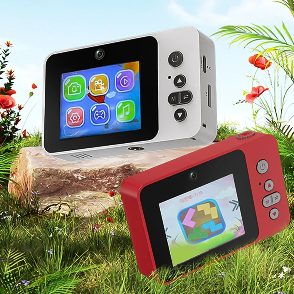 Câmera Digital 4K para Selfie e Vlog – Zoom 8X, Full HD 1080p, Mini Retro CCD, Ideal para Viagens e Estudantes