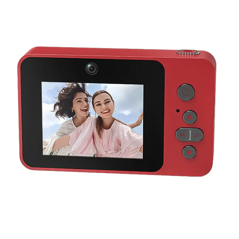 Câmera Digital 4K para Selfie e Vlog – Zoom 8X, Full HD 1080p, Mini Retro CCD, Ideal para Viagens e Estudantes