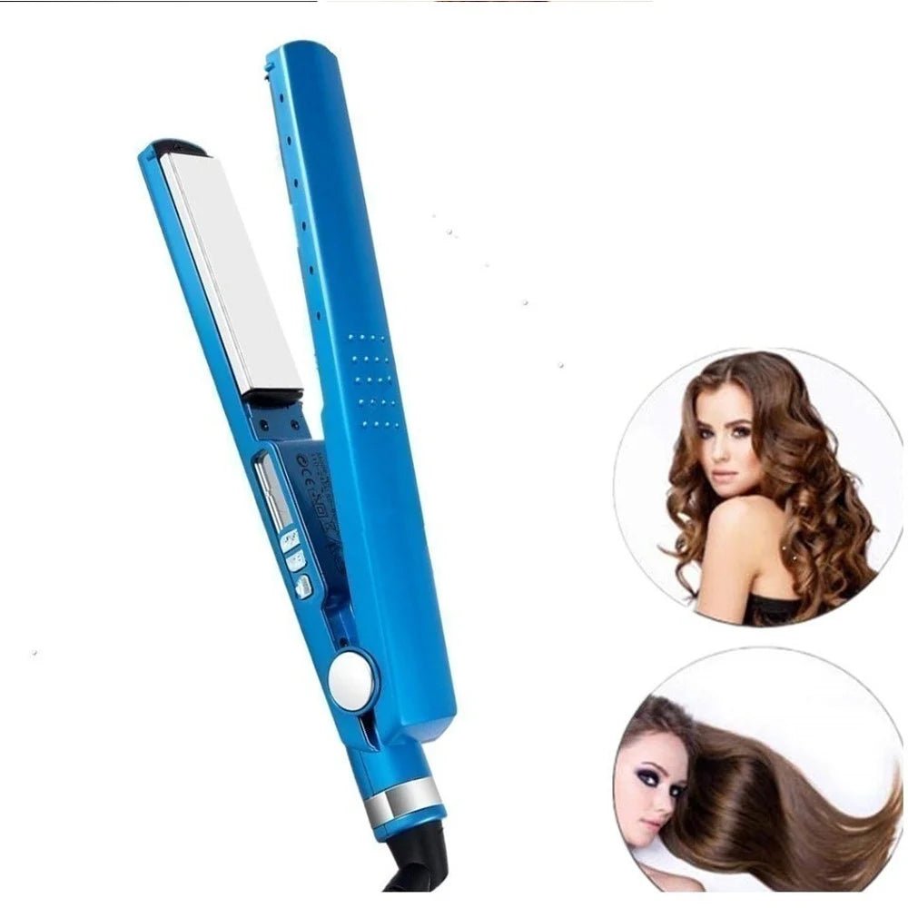 Kit Chapinha Profissional Titânio Bivolt 110V/220V com Escova Modeladora para Alisamento Rápido