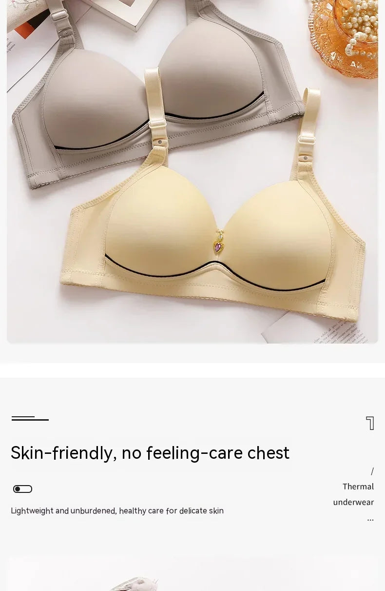 Sutiã Feminino Plus Size Sem Aro – Confortável, Respirável e com Sustentação Natural