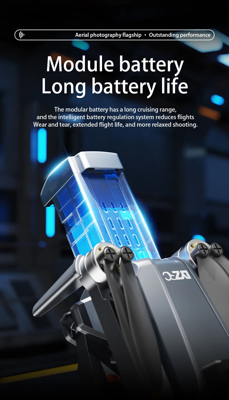 Drone Profissional L600 Pro Max – Câmera 8K, Gimbal 3 Eixos, Wi-Fi, Evitação de Obstáculos 360°, Tela Grande, FPV, Motor Brushless