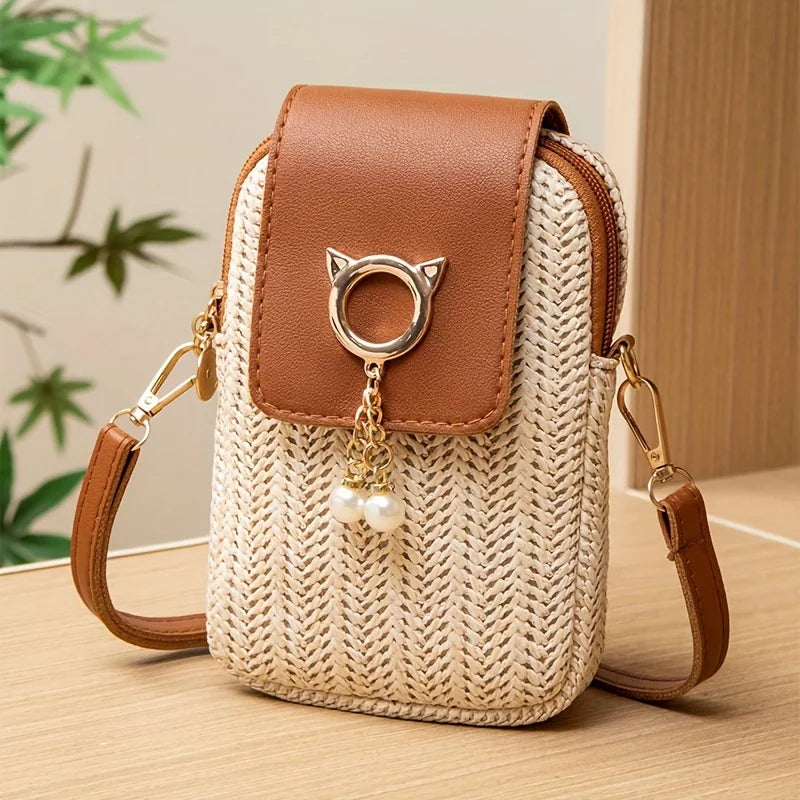 Bolsa Mini Transversal Feminina para Celular – Estilo Casual para Passeios, Festas e Viagens