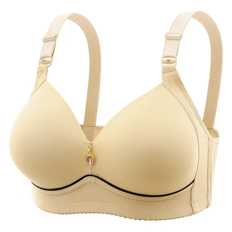 Sutiã Feminino Plus Size Sem Aro – Confortável, Respirável e com Sustentação Natural