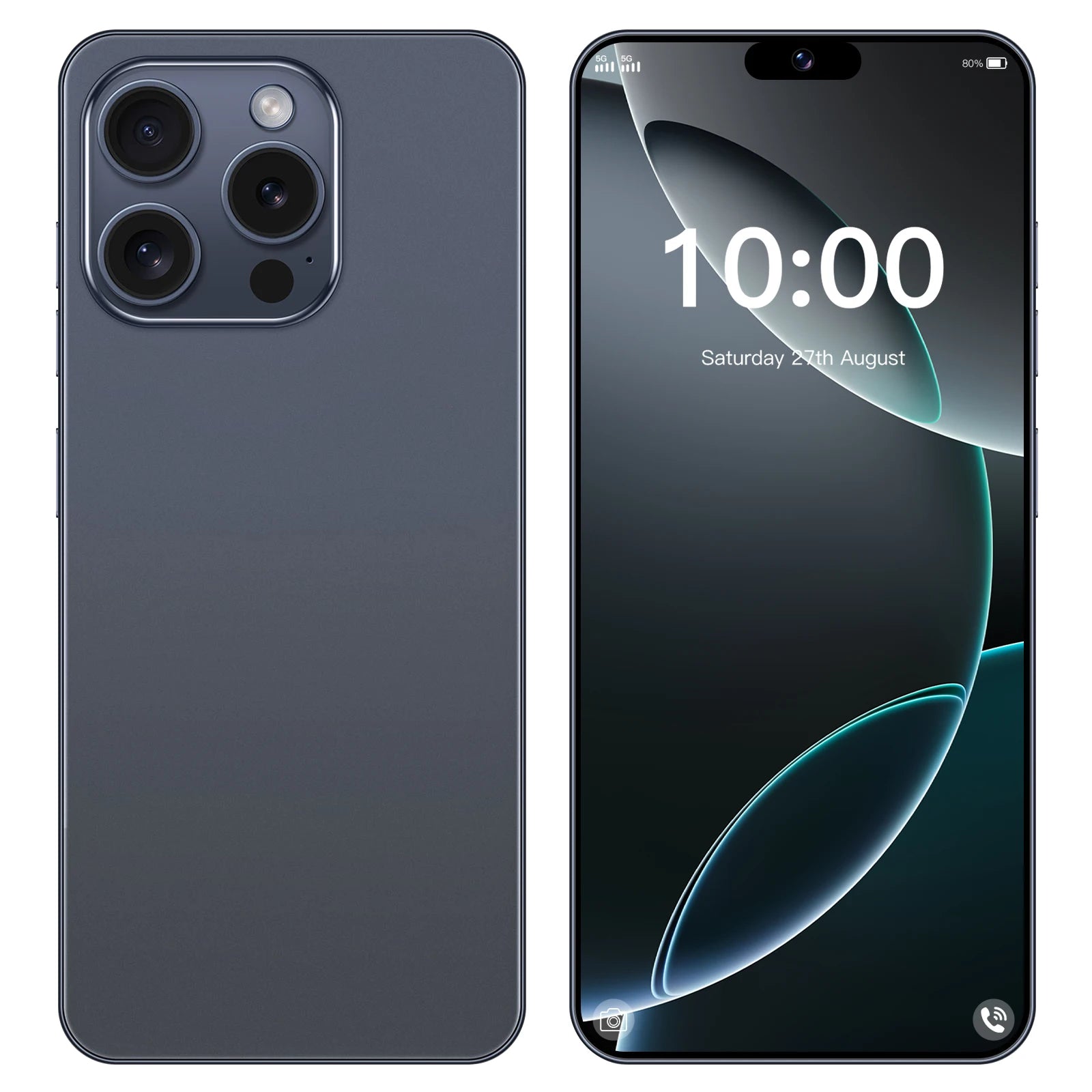 i16 Pro Max 2026 – Tela HD de 6,8”, Dual SIM, Bateria de 6800mAh, Reconhecimento Facial