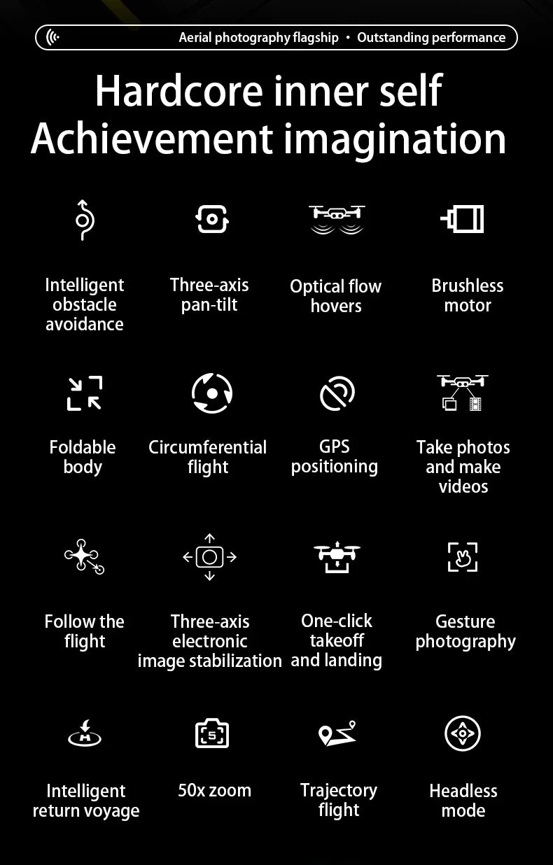 Drone Profissional L600 Pro Max – Câmera 8K, Gimbal 3 Eixos, Wi-Fi, Evitação de Obstáculos 360°, Tela Grande, FPV, Motor Brushless