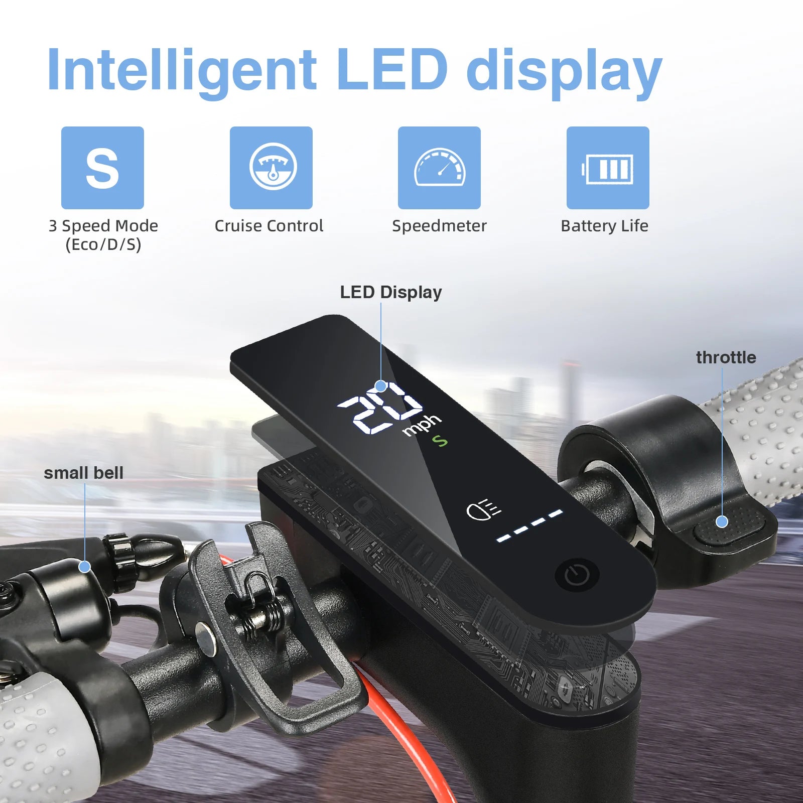 Patinete Elétrico Mini 350W – 2 Rodas, Dobrável e Ideal para Mobilidade Urbana