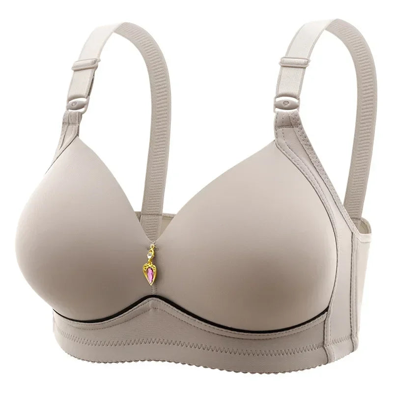 Sutiã Feminino Plus Size Sem Aro – Confortável, Respirável e com Sustentação Natural