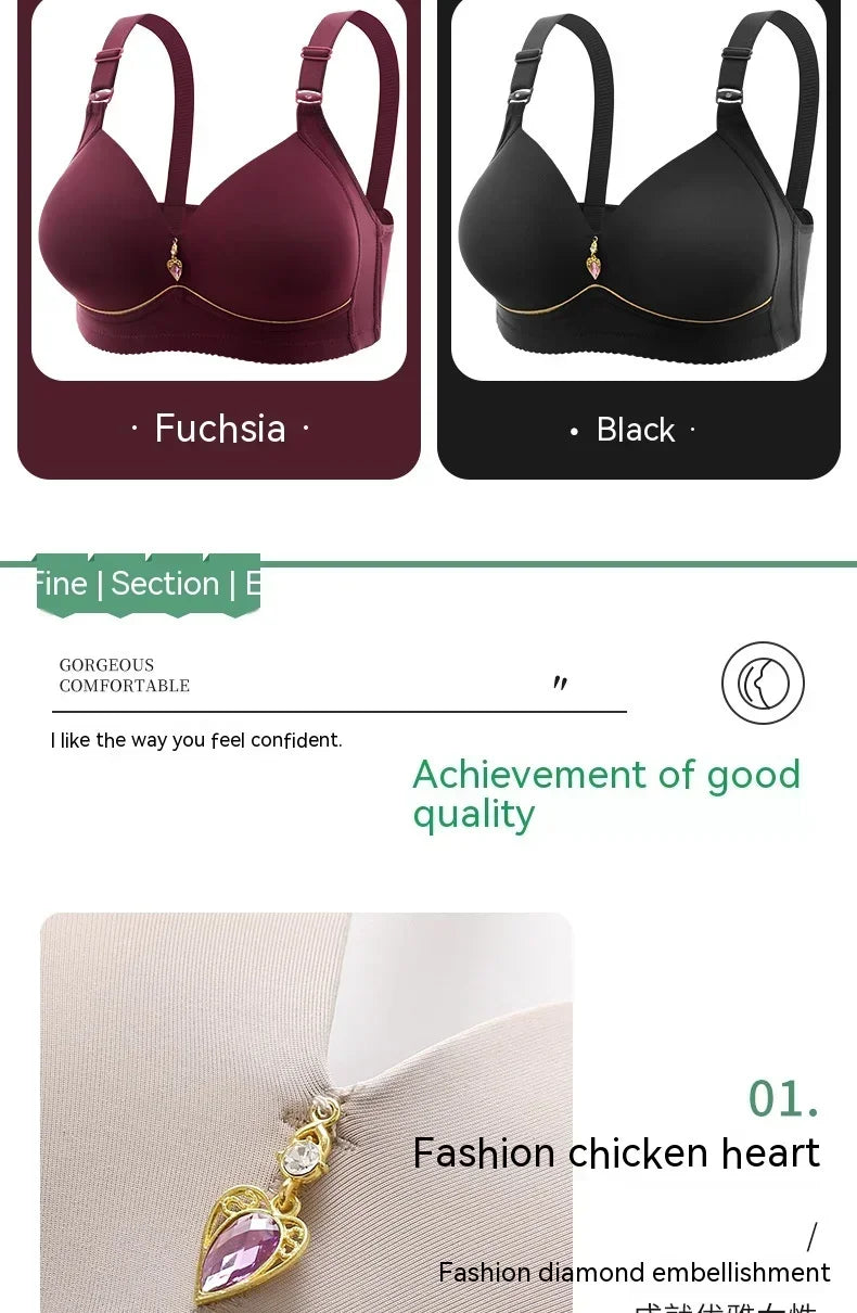 Sutiã Feminino Plus Size Sem Aro – Confortável, Respirável e com Sustentação Natural