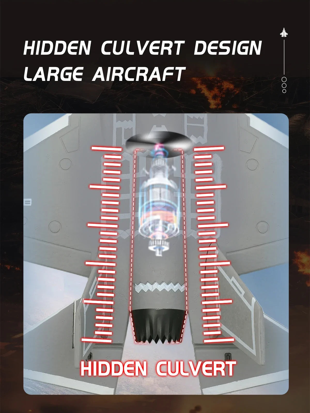 Avião RC F35 FX9635 – Jato 2.4G 4 Canais com Motor Brushless | Presente Ideal para Adultos e Jovens