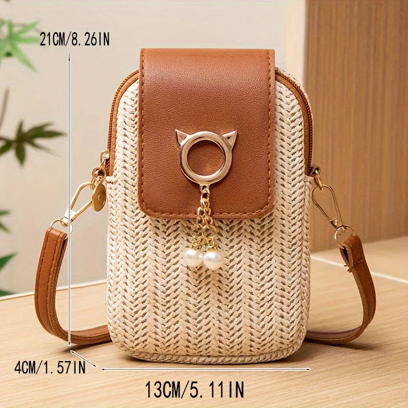 Bolsa Mini Transversal Feminina para Celular – Estilo Casual para Passeios, Festas e Viagens
