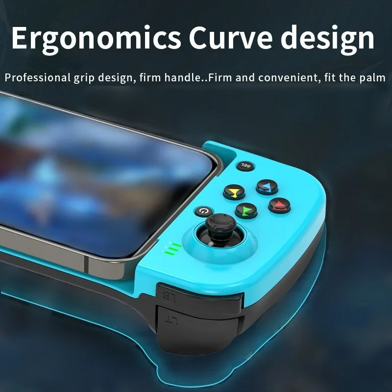 Controle de jogo extensível sem fio BT 5.0 para celular Android IOS Gamepad Joystick Gamepad retrátil para PS4 Switch PC