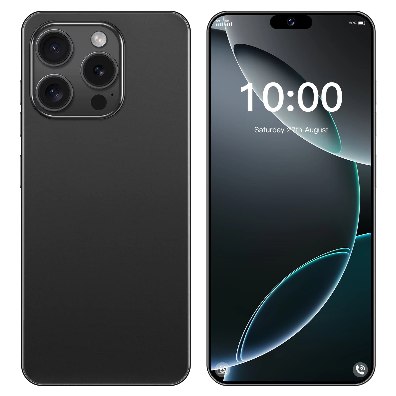 i16 Pro Max 2026 – Tela HD de 6,8”, Dual SIM, Bateria de 6800mAh, Reconhecimento Facial