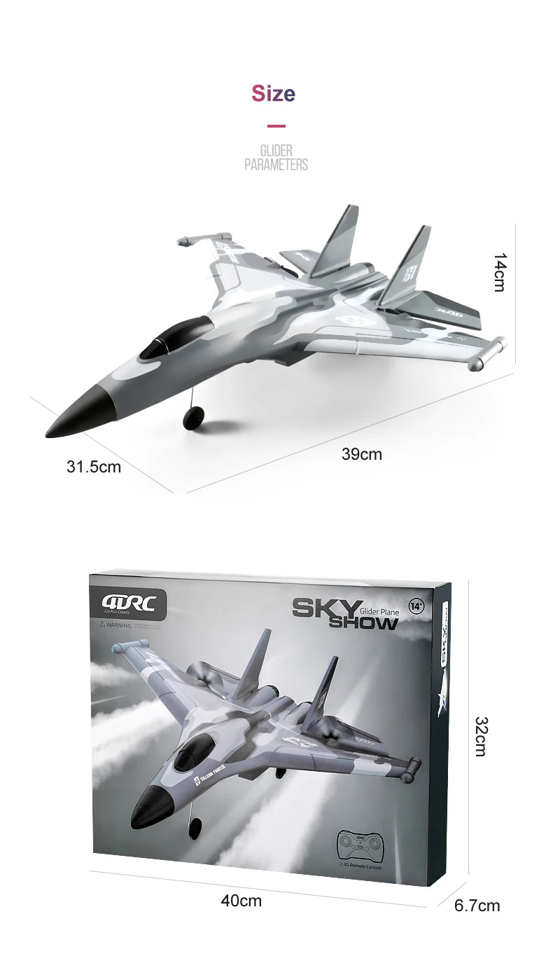 Drone Planador G1 para Iniciantes e Profissionais, 3 Canais, Aeronave RC, Controle Remoto, Lançamento Manual, Espuma, Elétrico, Avião para Uso Externo