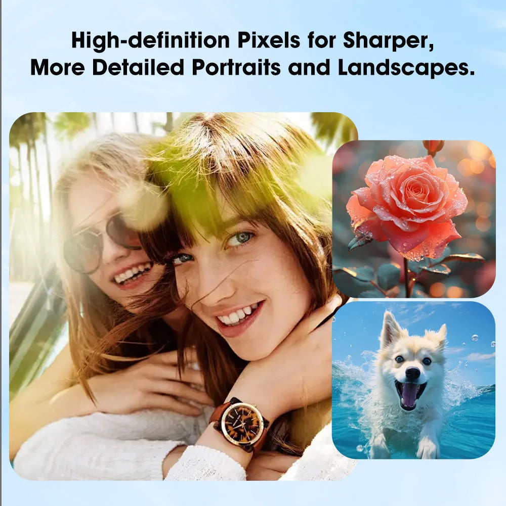 Câmera Digital 4K para Selfie e Vlog – Zoom 8X, Full HD 1080p, Mini Retro CCD, Ideal para Viagens e Estudantes