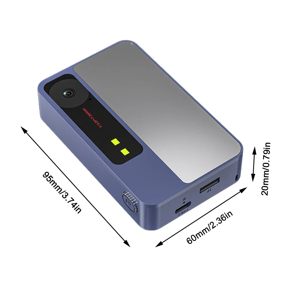 Câmera Digital 4K para Selfie e Vlog – Zoom 8X, Full HD 1080p, Mini Retro CCD, Ideal para Viagens e Estudantes