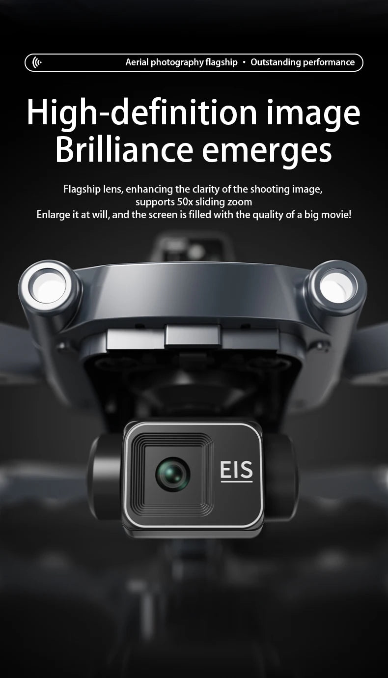 Drone Profissional L600 Pro Max – Câmera 8K, Gimbal 3 Eixos, Wi-Fi, Evitação de Obstáculos 360°, Tela Grande, FPV, Motor Brushless