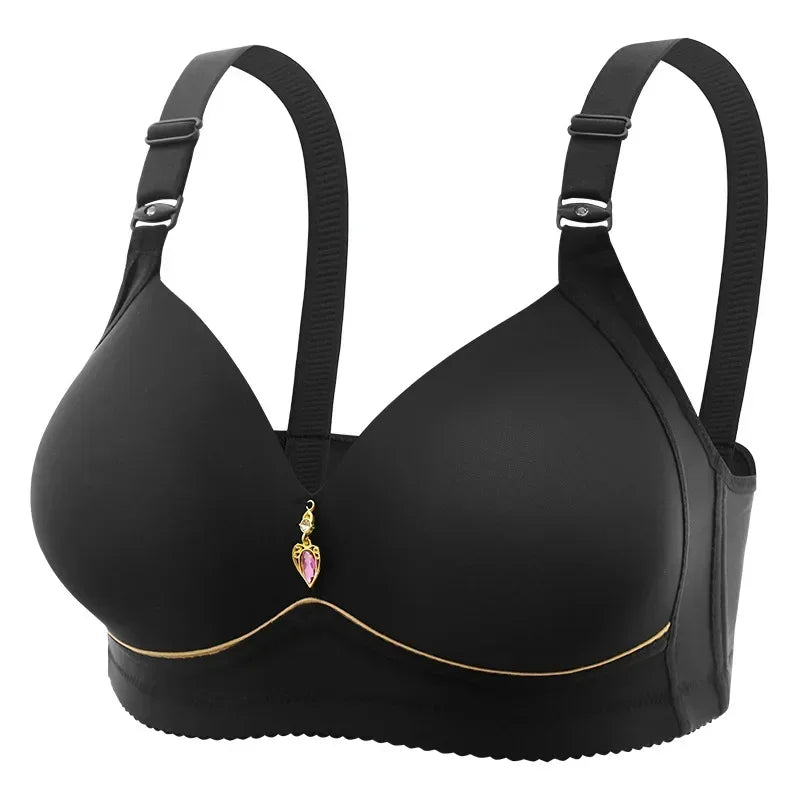 Sutiã Feminino Plus Size Sem Aro – Confortável, Respirável e com Sustentação Natural