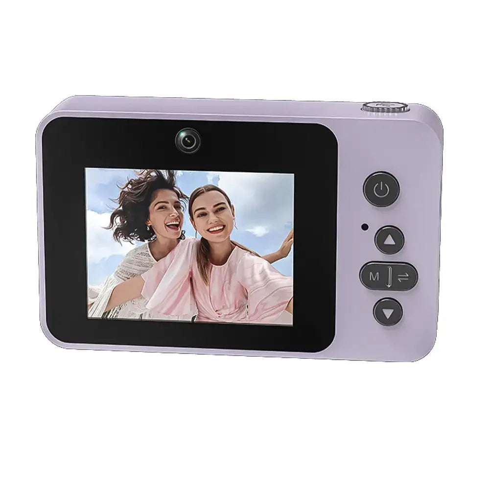 Câmera Digital 4K para Selfie e Vlog – Zoom 8X, Full HD 1080p, Mini Retro CCD, Ideal para Viagens e Estudantes