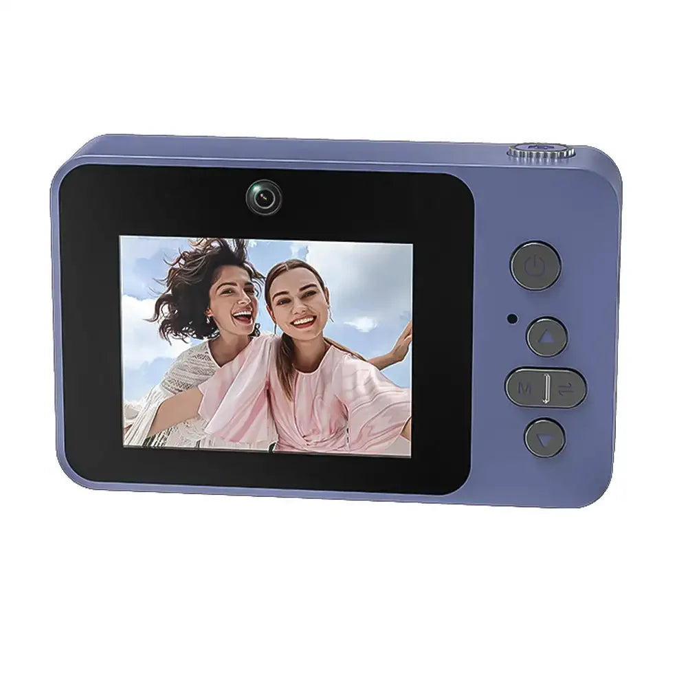 Câmera Digital 4K para Selfie e Vlog – Zoom 8X, Full HD 1080p, Mini Retro CCD, Ideal para Viagens e Estudantes