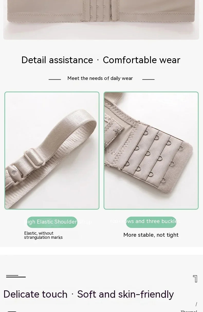 Sutiã Feminino Plus Size Sem Aro – Confortável, Respirável e com Sustentação Natural