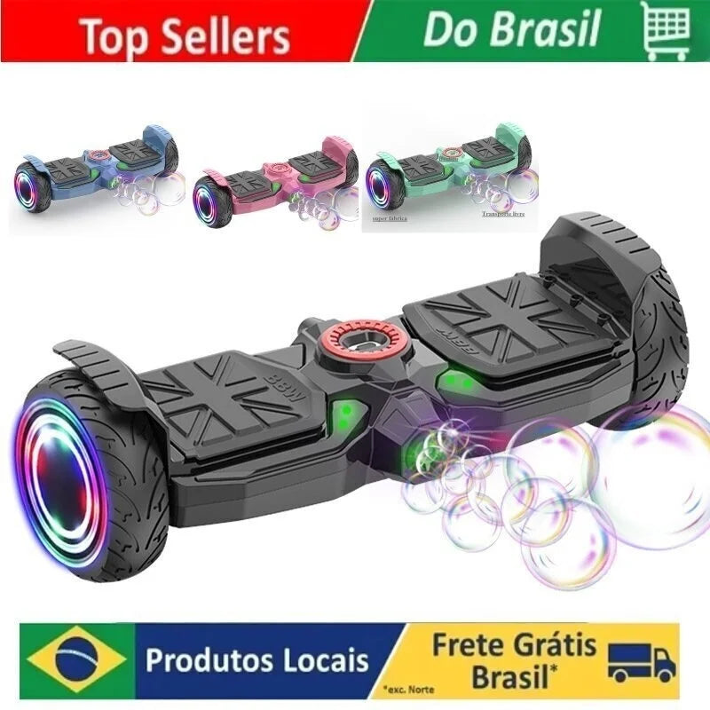 Hoverboard Elétrico Auto Equilíbrio Scooter Elétrica com Frete Grátis