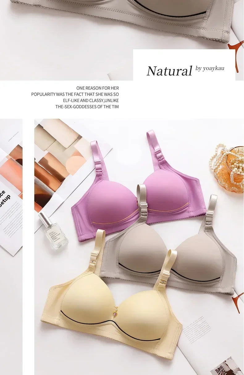 Sutiã Feminino Plus Size Sem Aro – Confortável, Respirável e com Sustentação Natural