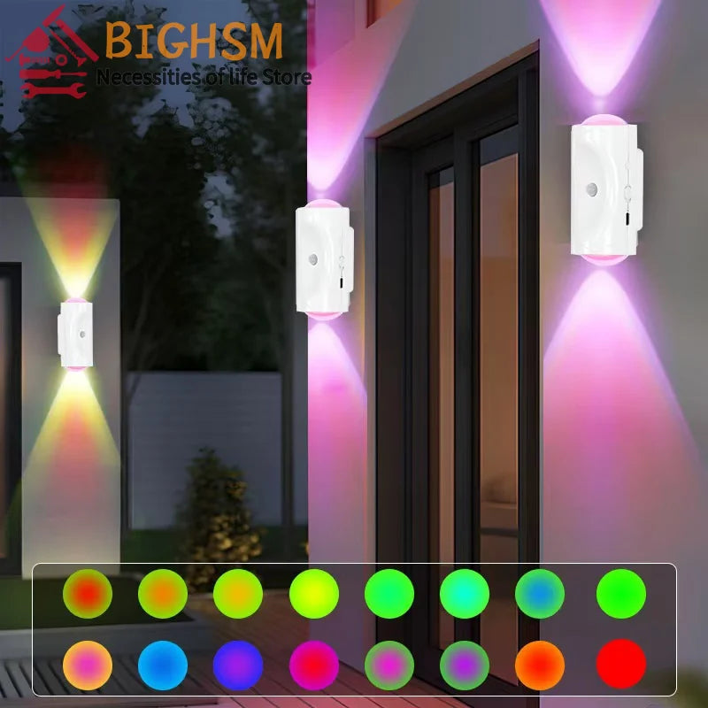 Luz Noturna LED Recarregável com Sensor de Movimento e Ajuste de Brilho