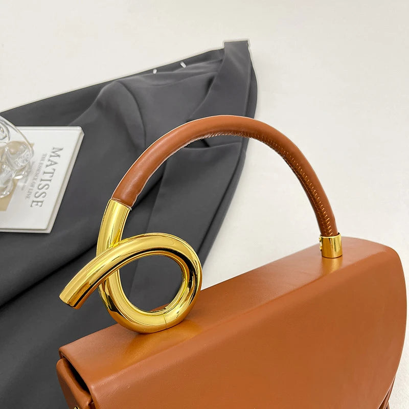 Bolsa Feminina Transversal Meia-Lua – Estilo Saddle em Couro PU, Design Elegante, 8 Cores Disponíveis